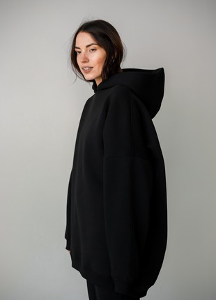 oversize hoodie - black3 photo