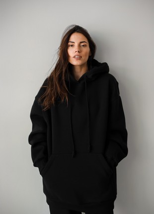 oversize hoodie - black