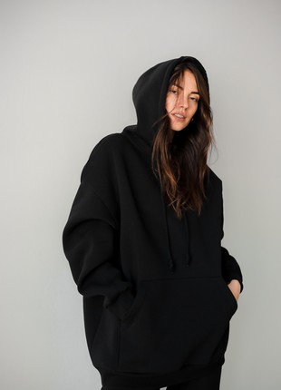 oversize hoodie - black2 photo