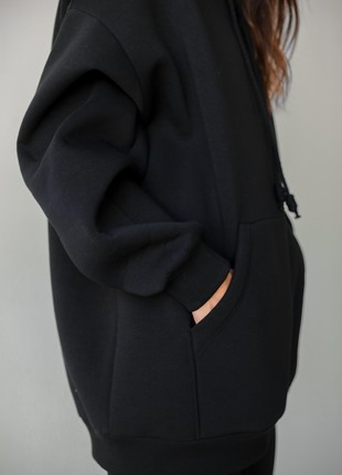 oversize hoodie - black4 photo
