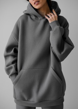 oversize hoodie - grey1 photo
