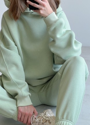 Oversize hoodie - mint green4 photo