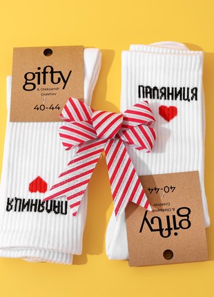 Cotton socks Patriotic "Palyanytsia"1 photo