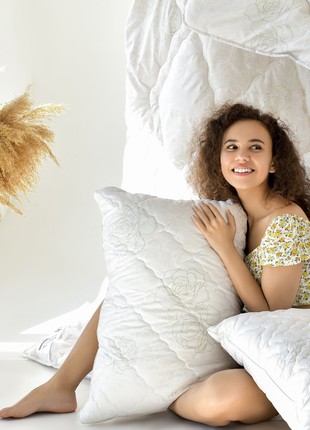 PILLOW AIR DREAM CLASSIC TM IDEIA 50X70 CM ROSES4 photo