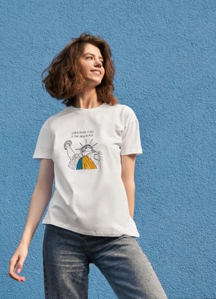T-shirt "Ukrainian flag is the new black"