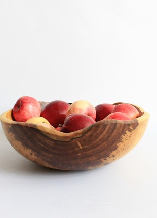 Handmade salad bowl, decorative wooden dinnerware3 photo