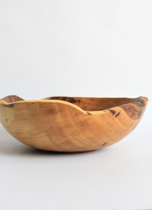 Handmade salad bowl, decorative wooden dinnerware10 photo