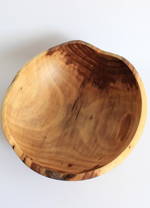 Handmade salad bowl, decorative wooden dinnerware6 photo