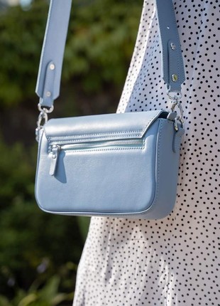 Leather Cross-Body Bag blue The Wings TW-Molly-blue4 photo