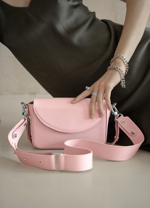 Leather Cross-Body Bag pink The Wings TW-Molly-rose1 photo