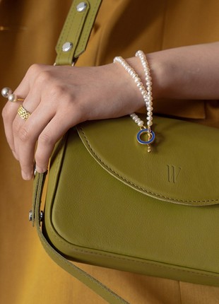 Leather Cross-Body Bag olive The Wings TW-Molly-olive2 photo