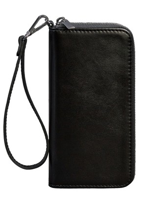 Leather Zip Wallet 6.1 black (BN-PM-6-1-g)