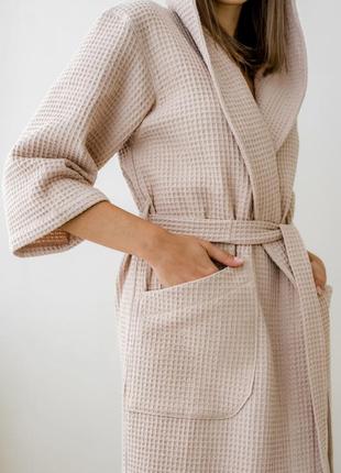 Cosy wafer robe with hood7 photo