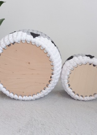 Set of baskets "Chanterelles", 2 pcs3 photo