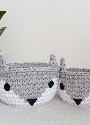 Set of baskets "Chanterelles", 2 pcs2 photo