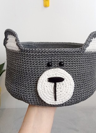 Basket "Grey Bear", 1 pc2 photo