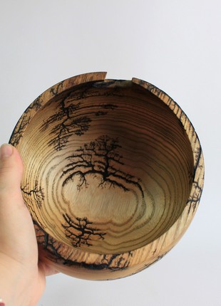 Handmade candy bowl, unique decorative wooden bowl3 photo