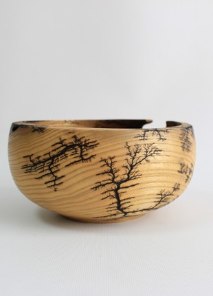 Handmade candy bowl, unique decorative wooden bowl