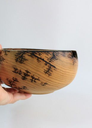 Handmade candy bowl, unique decorative wooden bowl2 photo