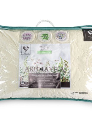 Aromavita Organic Buckwheat Hull Pillow by Ideia - 40x60 cm10 photo