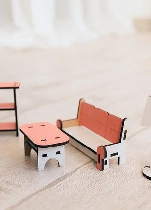 A set of LOL furniture for small dolls of 20 items, Doll Furniture, Gift for girl 5 year