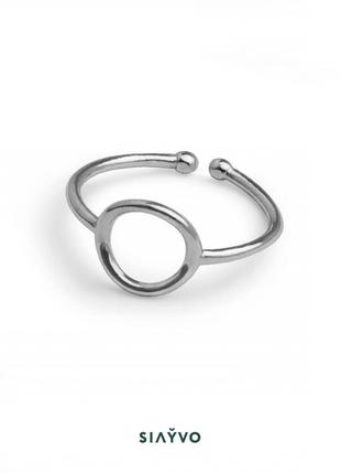 Midi ring with a circle