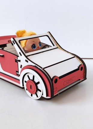 Car for dolls LOL cabriolet, Car Wash, Doll Furniture5 photo