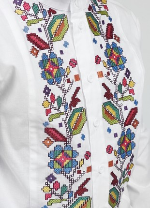 Embroidered shirt for boys 243-20/092 photo