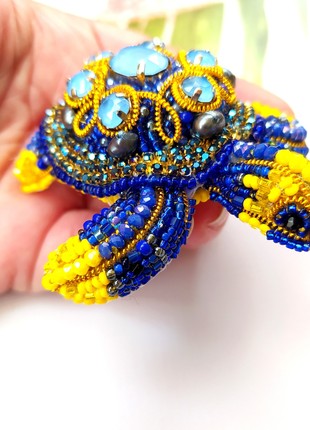 Handmade brooch "the  turtle"4 photo