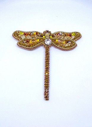Handmade brooch "the  dragonfly"2 photo