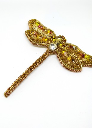 Handmade brooch "the  dragonfly"4 photo