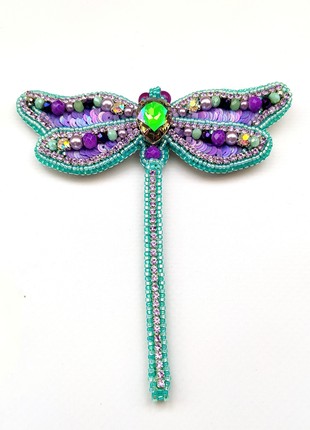 Handmade brooch "the  dragonfly"1 photo