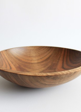 large fruit plate, handmade wooden salad bowl7 photo