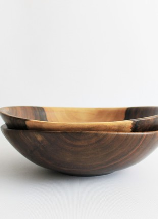 Handmade salad bowl, decorative wooden dinnerware6 photo