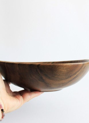 Handmade salad bowl, decorative wooden dinnerware7 photo