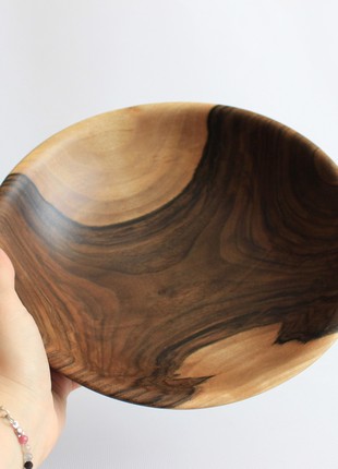 Handmade salad bowl, decorative wooden dinnerware4 photo