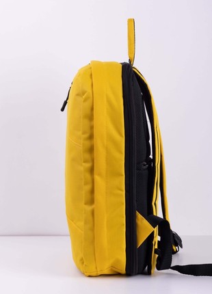 TRVLbag yellow transformer | hand luggage | backpack 40x30x10 - 40x30x202 photo