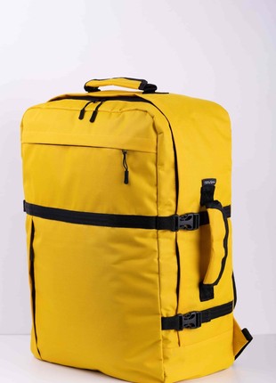 TRVLbag yelow big size | hand luggage | backpack 55x40x20 cm5 photo