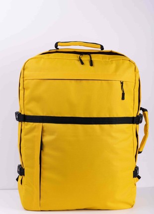 TRVLbag yelow big size | hand luggage | backpack 55x40x20 cm10 photo