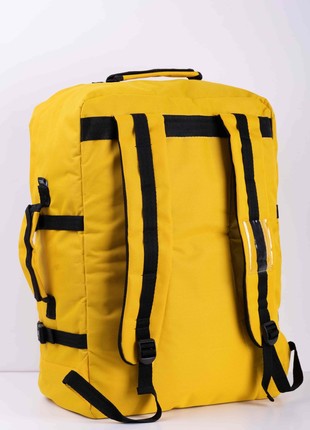 TRVLbag yelow big size | hand luggage | backpack 55x40x20 cm6 photo
