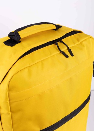 TRVLbag yelow big size | hand luggage | backpack 55x40x20 cm8 photo