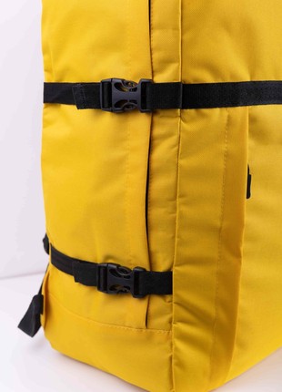 TRVLbag yelow big size | hand luggage | backpack 55x40x20 cm9 photo