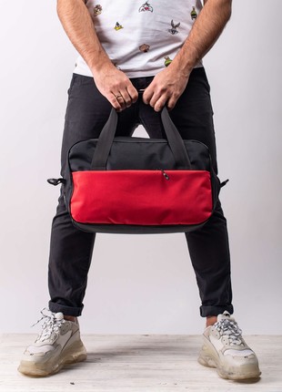 TRVLbag black&red | hand luggage | bag 40x20x25 cm2 photo