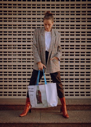 Vinyl tote unisex "Bottle"♻️1 photo
