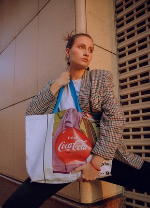 Vinyl tote unisex "Bottle"♻️3 photo