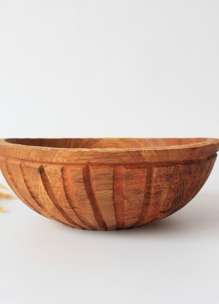 Salad bowl handmade, wooden dinnerware6 photo
