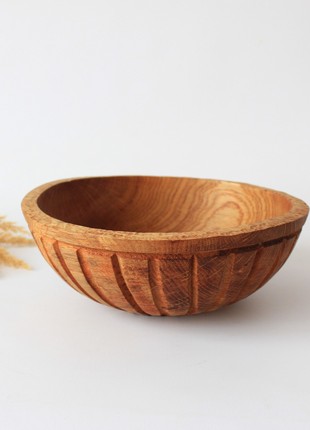 Salad bowl handmade, wooden dinnerware7 photo