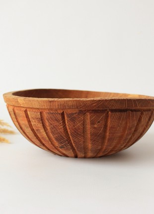 Salad bowl handmade, wooden dinnerware8 photo