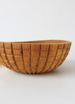 Handmade fruit bowl, rustic wooden dinnerware7 photo