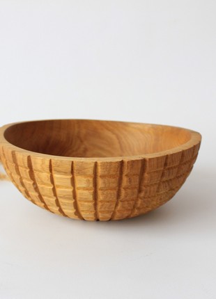 Handmade fruit bowl, rustic wooden dinnerware10 photo